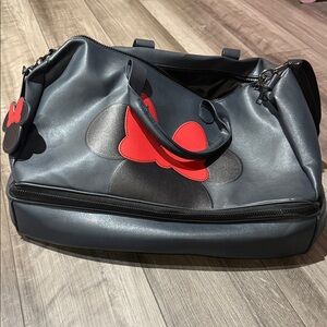 Minnie Mouse Blue,Black and Red Duffel Bag